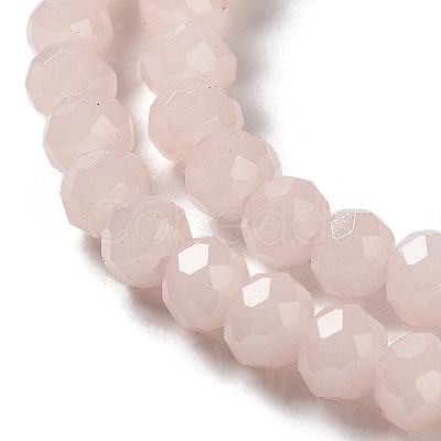 Baking Painted Imitation Jade Glass Bead Strands X-DGLA-A034-J6MM-A41-1