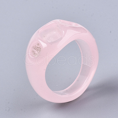 Resin Finger Rings X-RJEW-N033-008-C02-1