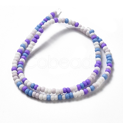 Handmade Frosted Porcelain Beads PORC-E017-01B-1
