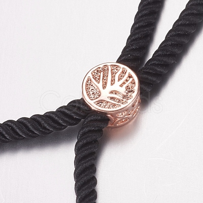 Nylon Twisted Cord Bracelet Making MAK-F019-04RG-1