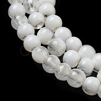 Crackle Glass Beads Strands GLAA-U001-4mm-07-1