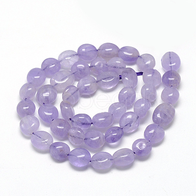 Natural Lavender Amethyst Beads Strands G-R445-8x10-23-1