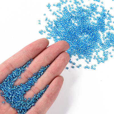 11/0 Grade A Transparent Glass Seed Beads X-SEED-Q007-F45-1