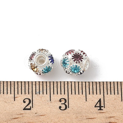 Brass Rhinestone Beads KK-A267-03A-01S-1