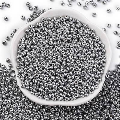 8/0 Baking Paint Glass Seed Beads SEED-M012-02A-52-1
