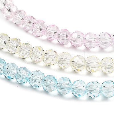 Transparent Painted Glass Beads Strands LS-DGLA-A034-T3mm-A21-1