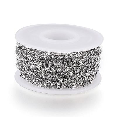 Tarnish Resistant 304 Stainless Steel Cable Chains CHS-H007-08P-1
