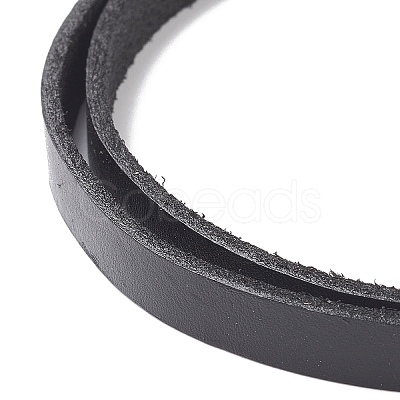 Flat Cowhide Leather Cord WL-XCP0001-09-1