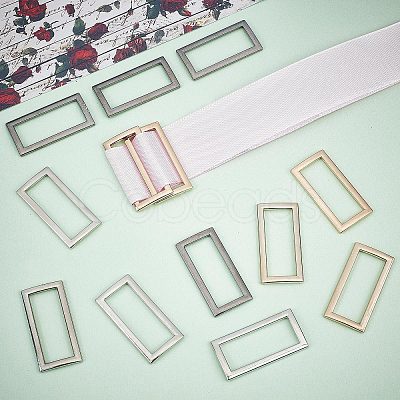 15Pcs 3 Colors Alloy Buckles DIY-GF0006-13C-1