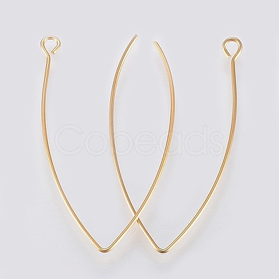 PVD Vacuum Plating 304 Stainless Steel Earring Hooks LS-X-STAS-K184-05-01G-1