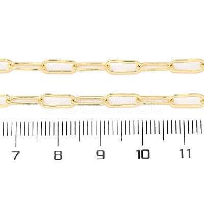 Brass Paperclip Chains Necklaces for Women NJEW-D302-69G-1