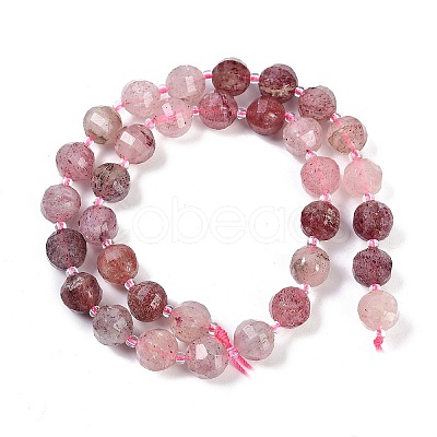 Natural Strawberry Quartz Beads Strands G-G182-B12-05-1