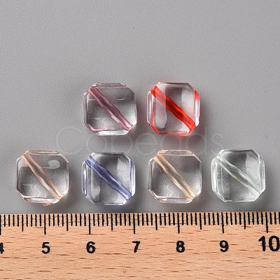Transparent Acrylic Beads X-TACR-S154-08A-1