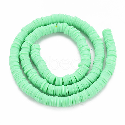 Handmade Polymer Clay Bead Strands X-CLAY-T002-6mm-51-1