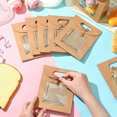 12Pcs Blank Kraft Paper Bags ABAG-YW0001-11-1