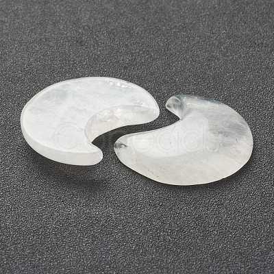 Natural Quartz Crystal Cabochons X-G-A182-02F-1