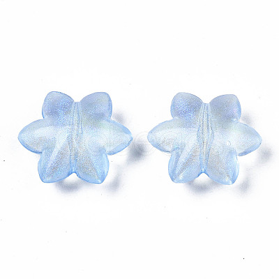 Transparent Acrylic Beads OACR-S028-136-1