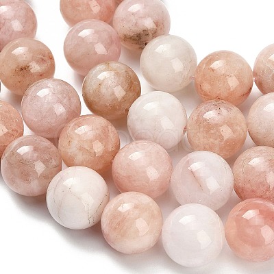 Natural Pink Morganite Beads Strands G-H335-B01-16mm-1