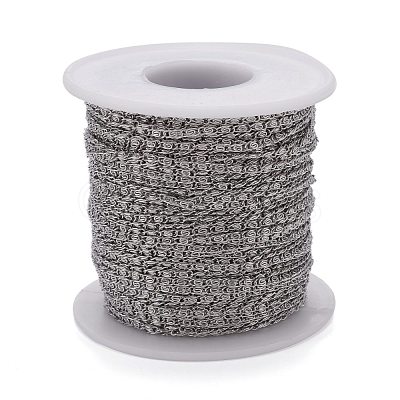 Tarnish Resistant 304 Stainless Steel Lumachina Chains CHS-R009-13-1