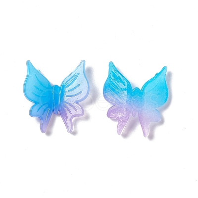 Two Tone Opaque Acrylic Cabochons OACR-C009-11B-1