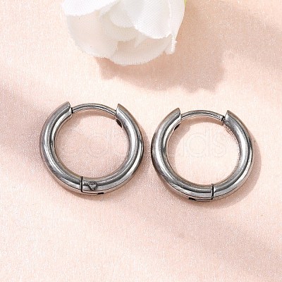 316F Stainless Steel Hoop Earrings EJEW-D341-01G-P-1