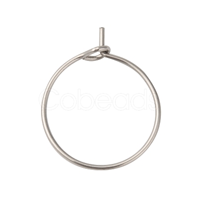 316 Surgical Stainless Steel Wine Glass Charms Rings A-STAS-L214-01E-1