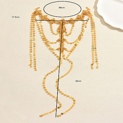 Brass Multi-layer Tassel Headpiece BI1246-1