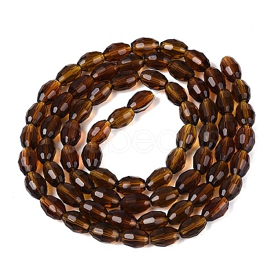 Transparent Glass Beads Strands GLAA-N071-01A-A18-1