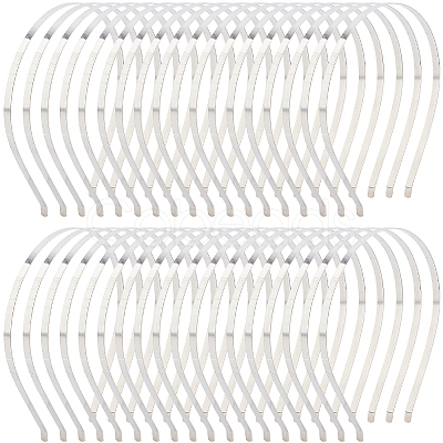 Iron Hair Band Findings OHAR-WH0011-78B-1