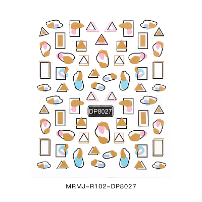 Summer Nail Decals Stickers MRMJ-R102-DP8027-1