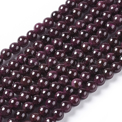 Natural Garnet Beads Strands G-G796-07A-1
