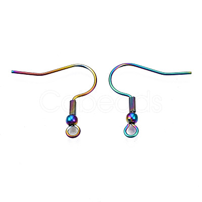 Ion Plating(IP) 304 Stainless Steel French Earring Hooks STAS-S119-015-1