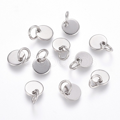 Non-Tarnish 304 Stainless Steel Charms STAS-I124-01A-P-1