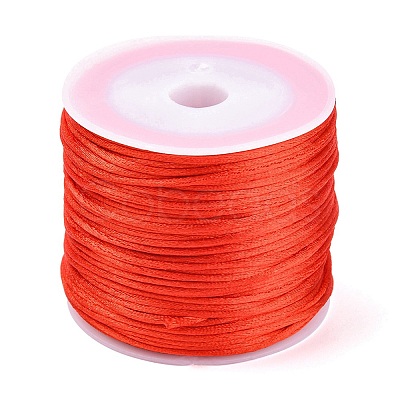 30M Nylon Satin Rattail Cords NWIR-YW0001-04-04-1