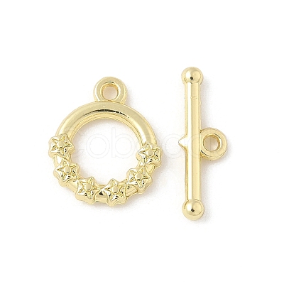 Alloy Toggle Clasps FIND-B047-05G-1