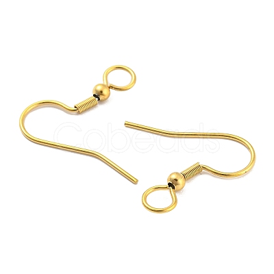 304 Stainless Steel Earring Hooks X-STAS-B047-30G-1