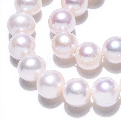 Natural Cultured Freshwater Pearl Beads Strands PEAR-N016-09B-1