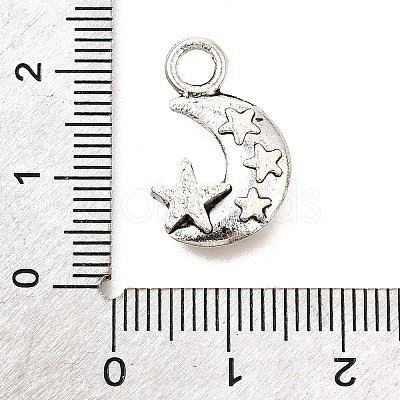 Tibetan Style Alloy Pendants TIBE-L008-14AS-1