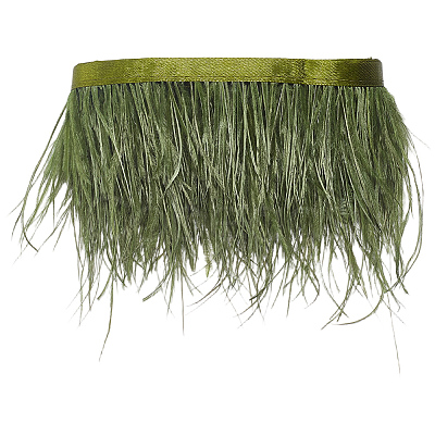 2M Fashion Fibre Imitation Ostrich Feather Trimming DIY-GF0014-47C-1