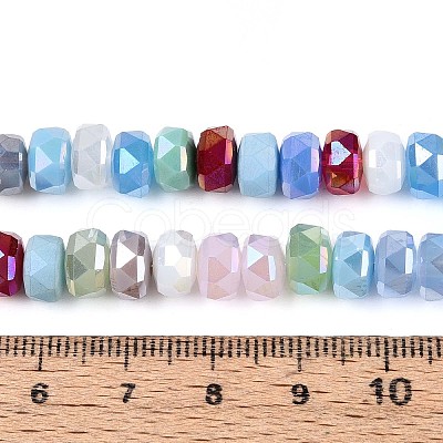 Electroplate Glass Beads Strands EGLA-N022-04A-A01-1