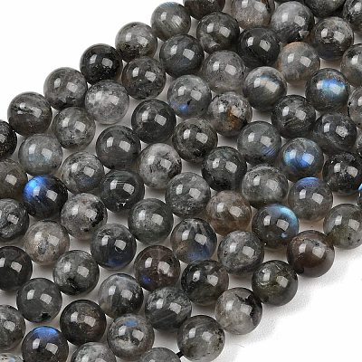 Natural Labradorite Beads Strands G-Z133-A01-10mm-01-1