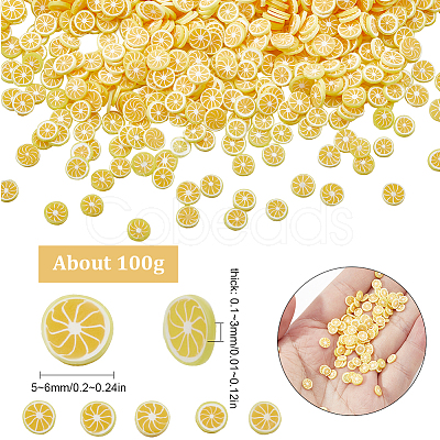 100G Handmade Polymer Clay Cabochons CLAY-SC0001-82A-1