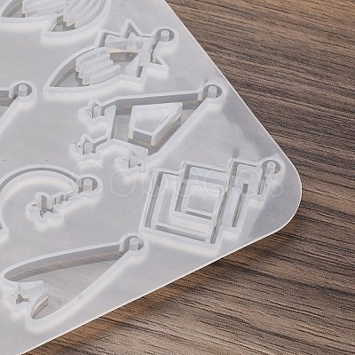 Pendant Silicone Molds AJEW-S041-03C-1