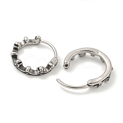 316 Surgical Stainless Steel Hoop Earrings EJEW-D096-12AS-16-1