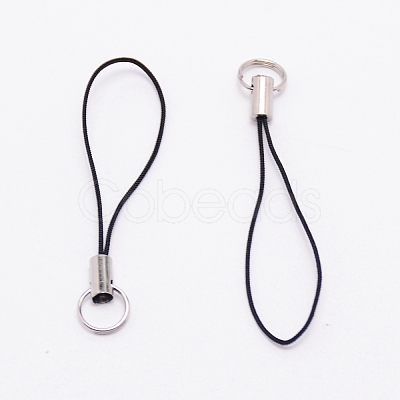 Polyester Cord Mobile Straps MOBA-WH0006-06-1