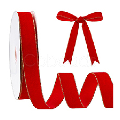 1 Roll 20 Yards Velvet Ribbons SRIB-PH0001-71A-1