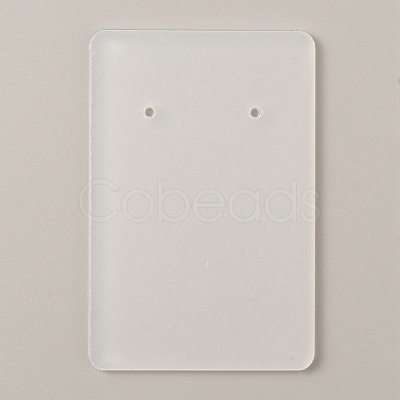 Transparent Acrylic Earring Diaplay Cards EDIS-WH0021-23-1
