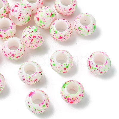 20Pcs Acrylic European Beads OPDL-YW0001-04J-1