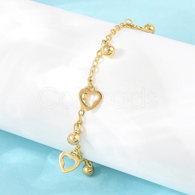 304 Stainless Steel Bracelets BJEW-D458-07G-1