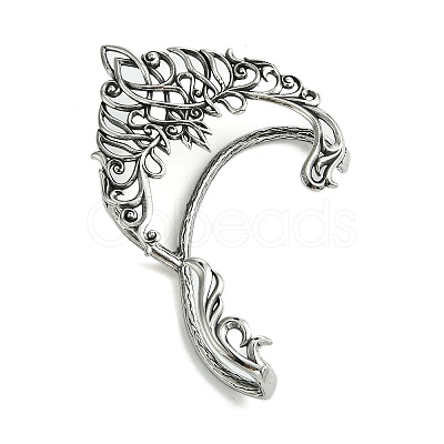 316 Surgical Stainless Steel Cuff Earrings EJEW-E300-05AS-01A-1